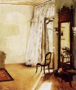 Adolf Friedrich Erdmann Menzel The Balcony Room oil
